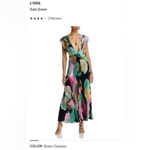 Elegant Floral V-Neck Maxi Dress